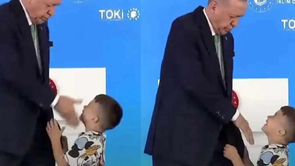 Erdogan giflé un enfant sur scène à Rize, Turquie : explications