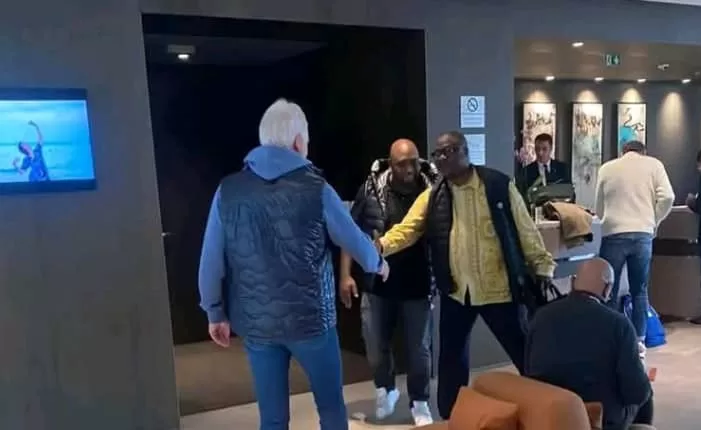 Marc Brys et Joachim Mununga en visite au Maroc pour la CAN