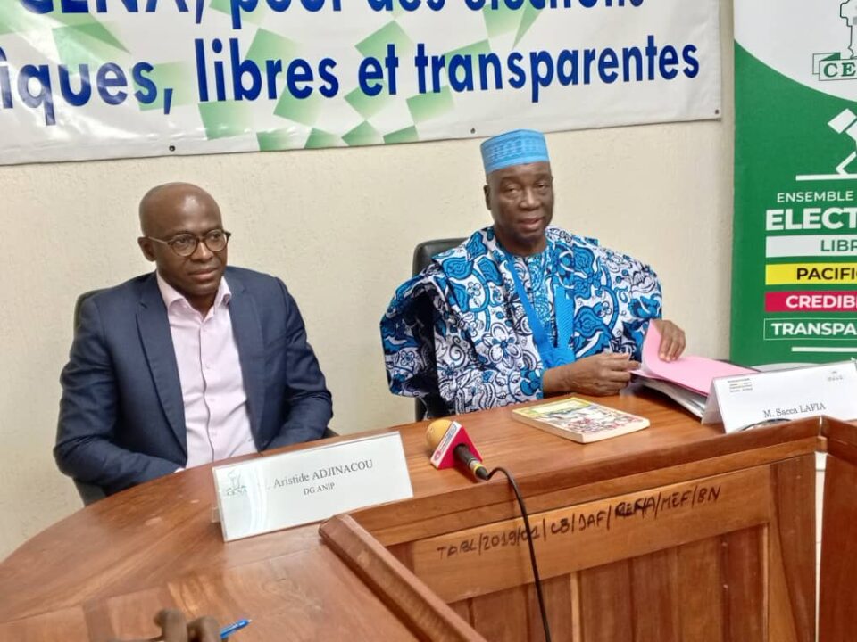 Élections générales de 2026 au Bénin: échange crucial entre la Céna et l'Anip
