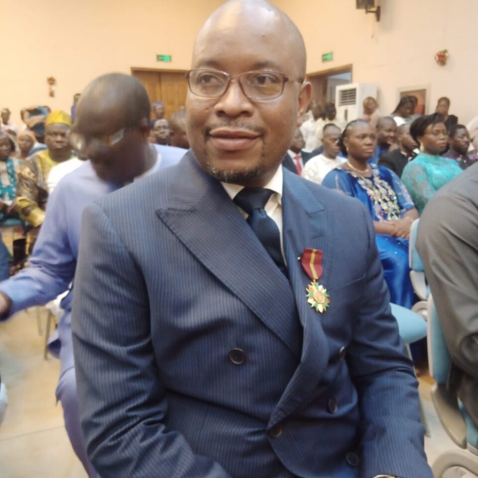 Cyriaque Edon, nommé Chevalier de l’Ordre national du Bénin