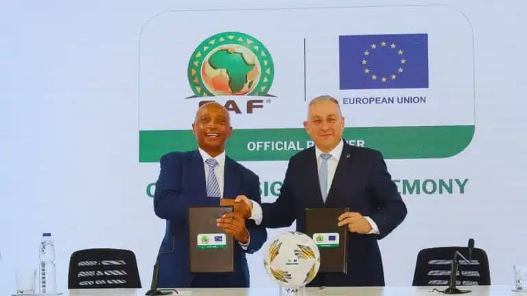 L'UE sponsorise la Can 2025 : Accord signé avec la Caf