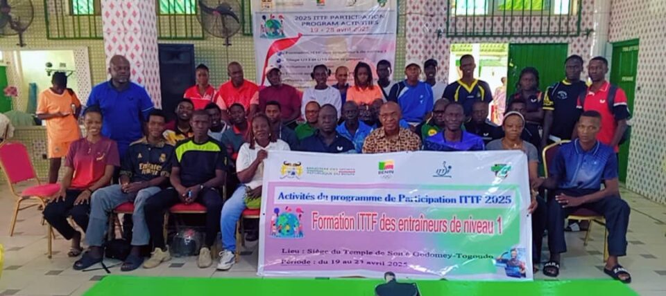Tennis de table au Bénin : Formation et camp d'entraînement avec l’Ittf
